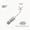 Stainless Steel High Pressure Cleaning Needle Cross Hole Water Outlet 1/4 Quick Connector For Auto Ac Home Parts Cleaning