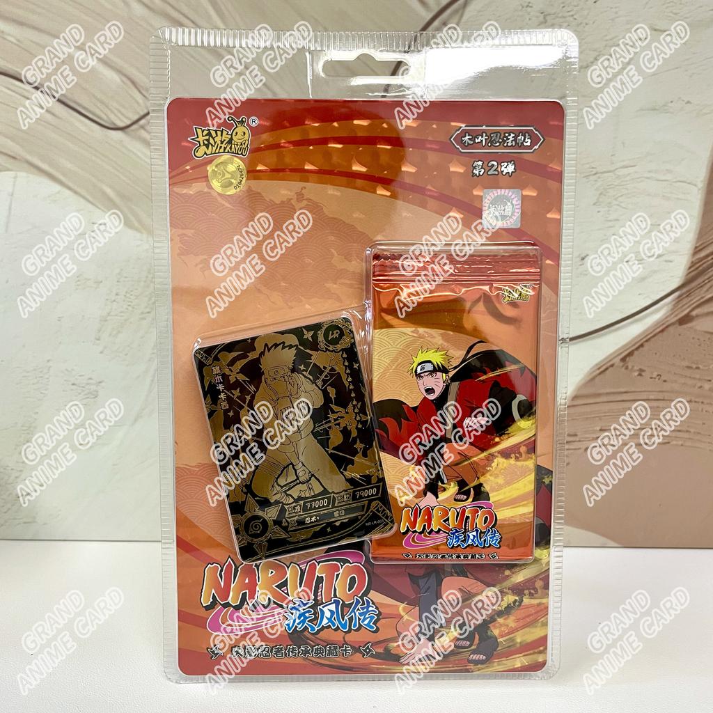 Genuine Naruto Cards T2W9 T4W8 Booster Box Anime TCG Rare SE BP CR MR Ninja World Fight Chapter Collection Kids Toy Gift