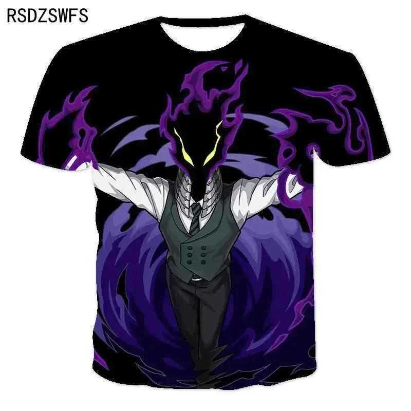 My Hero Academia Boku No Hero Academia 3D-Druck T-Shirt Herren Damen Kinder Anime Streetwear Kurzarm Junge Mädchen Kinder Tops T-Shirt