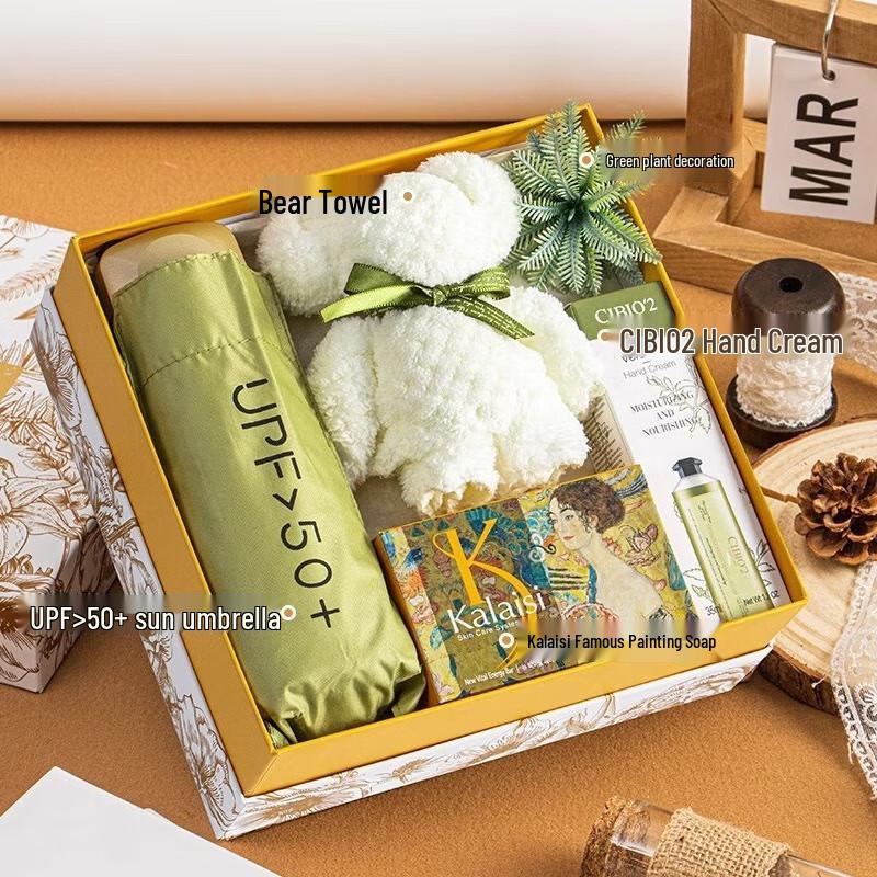 Women s Day Golden Floral Gift Set