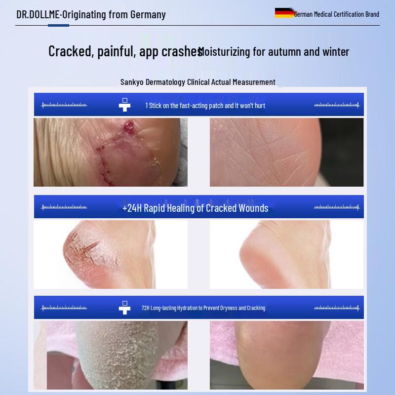 DR.DOLLME German Vaseline Horse Oil Healing Patches