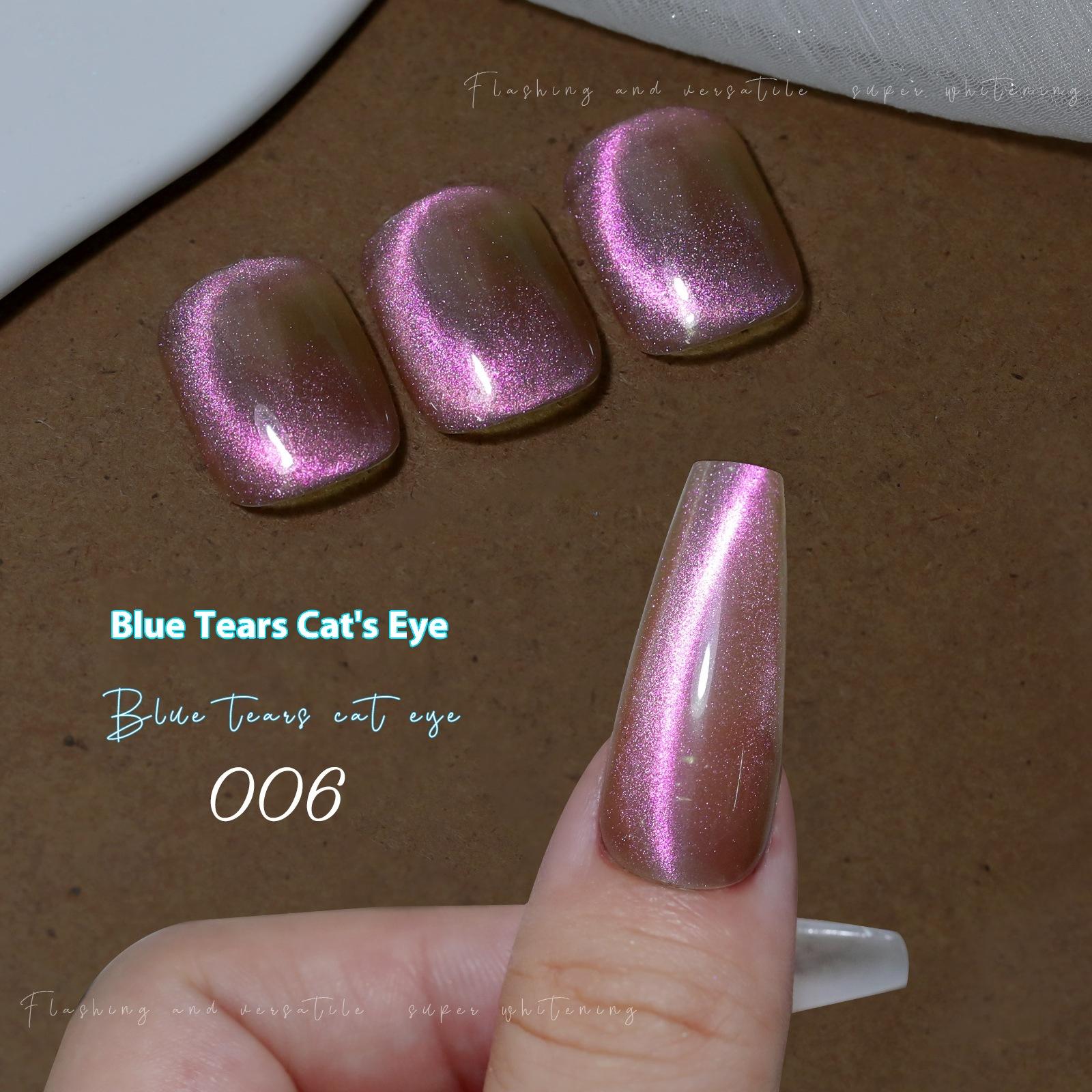 

Лак для ногтей Blue Tears Cat s Eye Клей Flash White Cat s Eye Nail Shop
