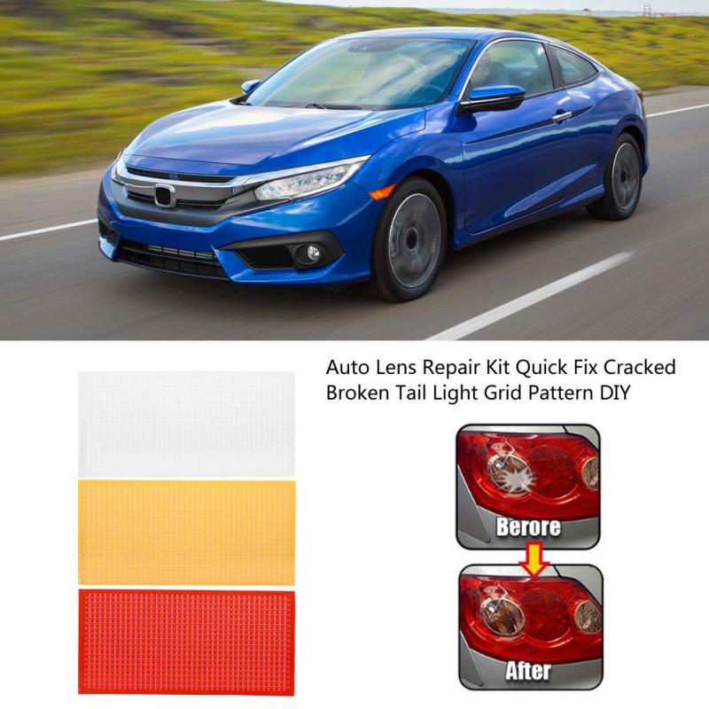 Buy Auto Lens Repair Kit Quick Fix Cracked Broken Tail Light Grid