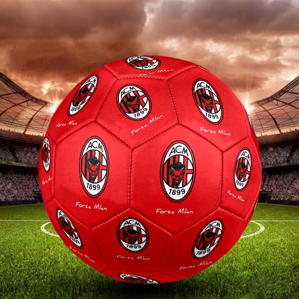 Ac Milan Soccer Ball Size 5 Football Machinestitched Indooroutdoor Training And Matches For Football Accessories