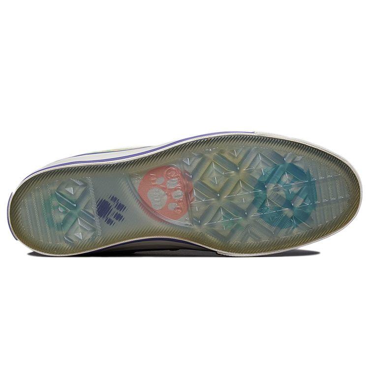 Converse 1970s Chuck Taylor All Star Retro Classic High Top Canvas Shoes Unisex Sneakers Light-Yellow Blue 171935C