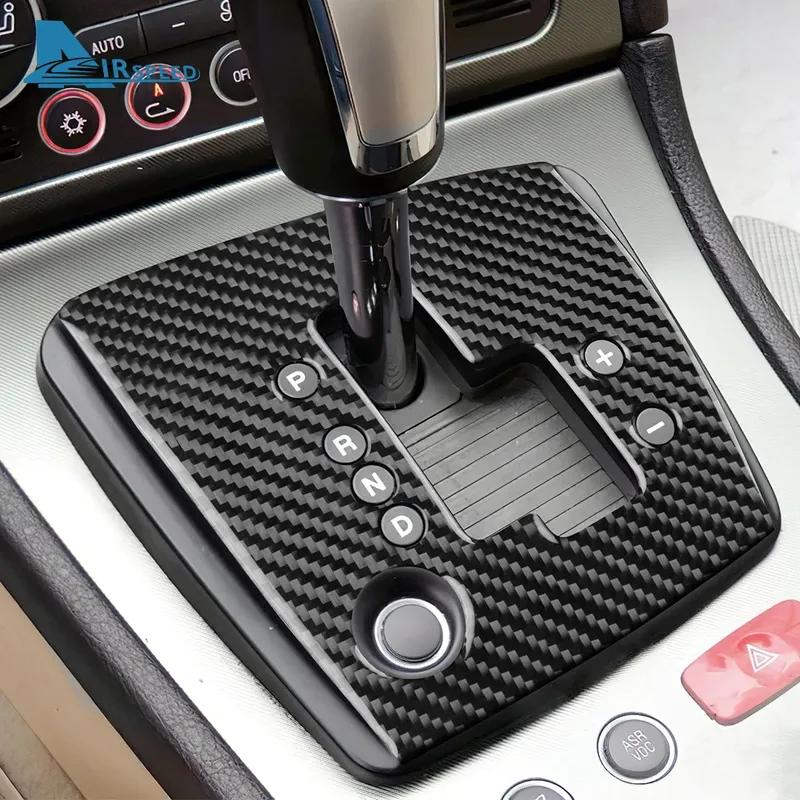 For Alfa Romeo 159 2005-     Real Soft Carbon Fiber Sticker LHD Manual/Automatic Car Gear Shift Frame Panel