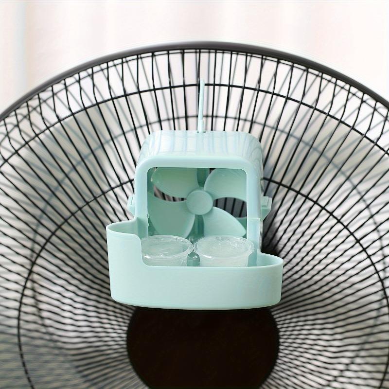 1pc Portable Fan Ice Mist Cooler - No Battery Needed, Lightweight Durable Plastic, Dual-Compartment Cooling Technology