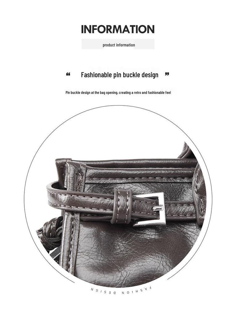 Autumn 2025 Retro High-End French Tote Bag with Large Capacity