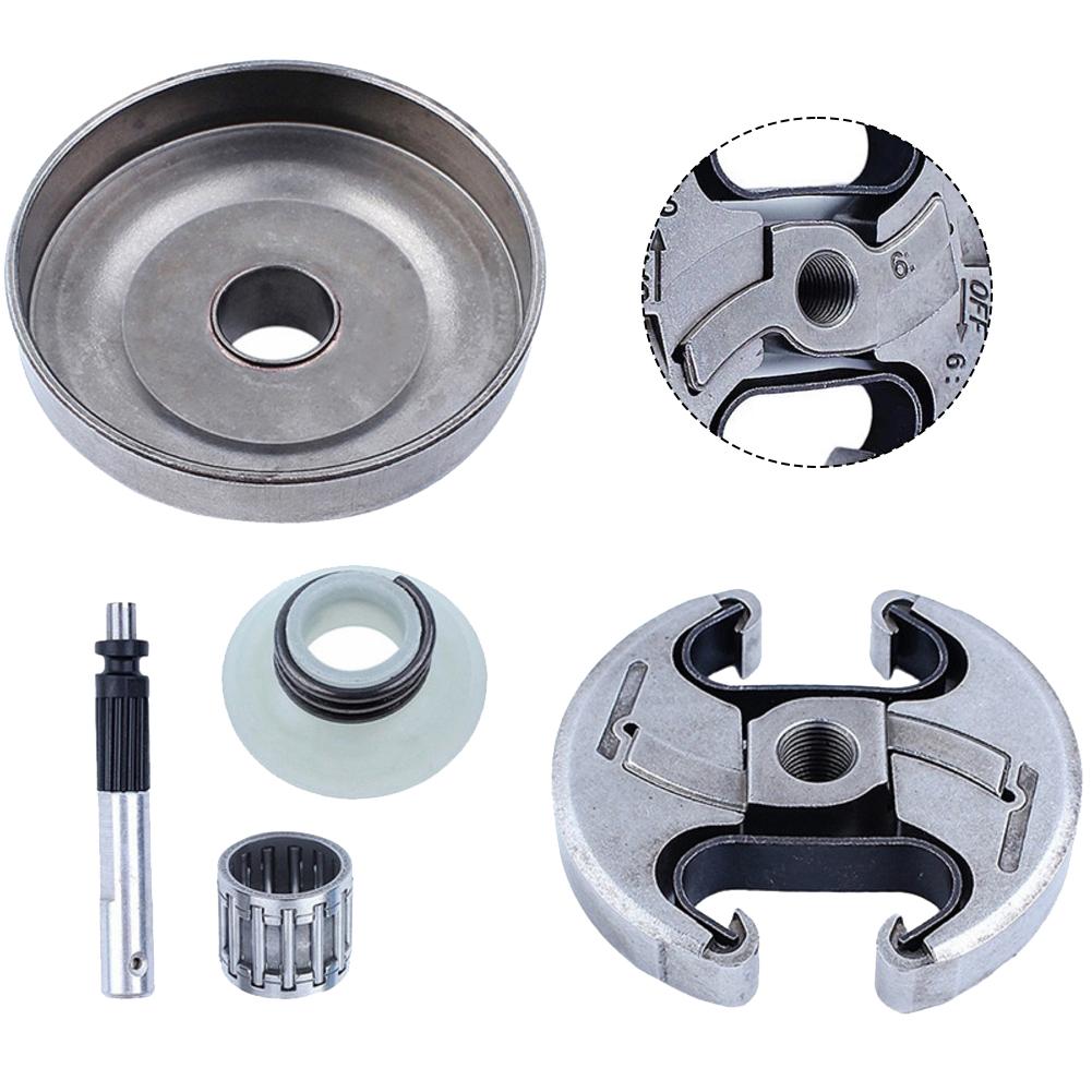 For Chain Saw Clutch Assembly for Models 340 345 350 445 450 Includes Clutch Drum Pump Pinion Pump Piston and Clutch Spring Set