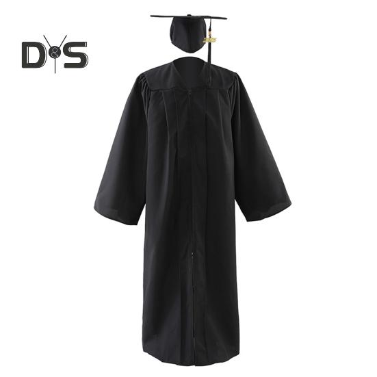 

Выпускной мантии, шапочка с кисточками, комплект для выпускного 2025 года, костюм для переодевания, академическое платье унисекс для старшей школы и университета S