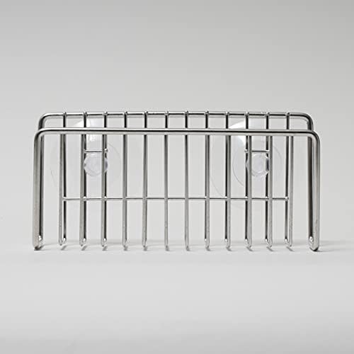 Pearl Metal Wide Stainless Steel Sponge Holder, At Aqua, HB-3950, Silver