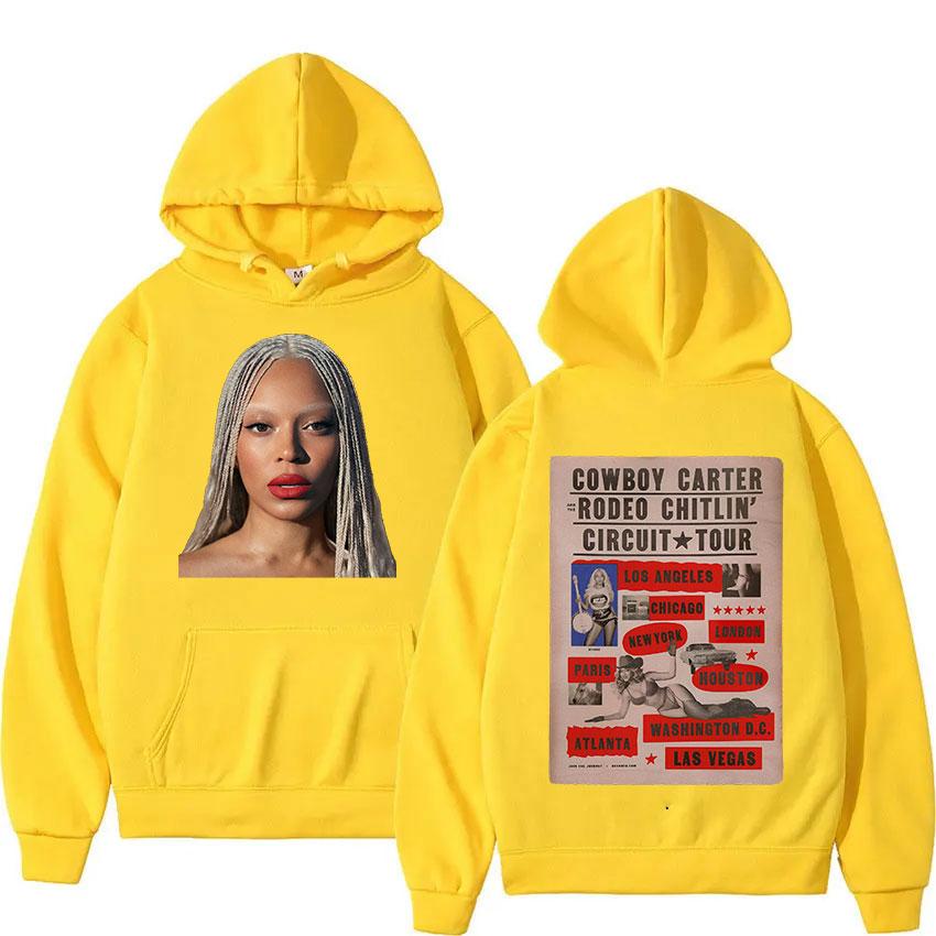 

Retro Beyoncé Denim Carter Tour Men s Album Harajuku Hoodie Hip Hop Sweatshirt Pullover Sportswear Autumn and Winter Fashion Unisex Sweatshirt XL жёлтый