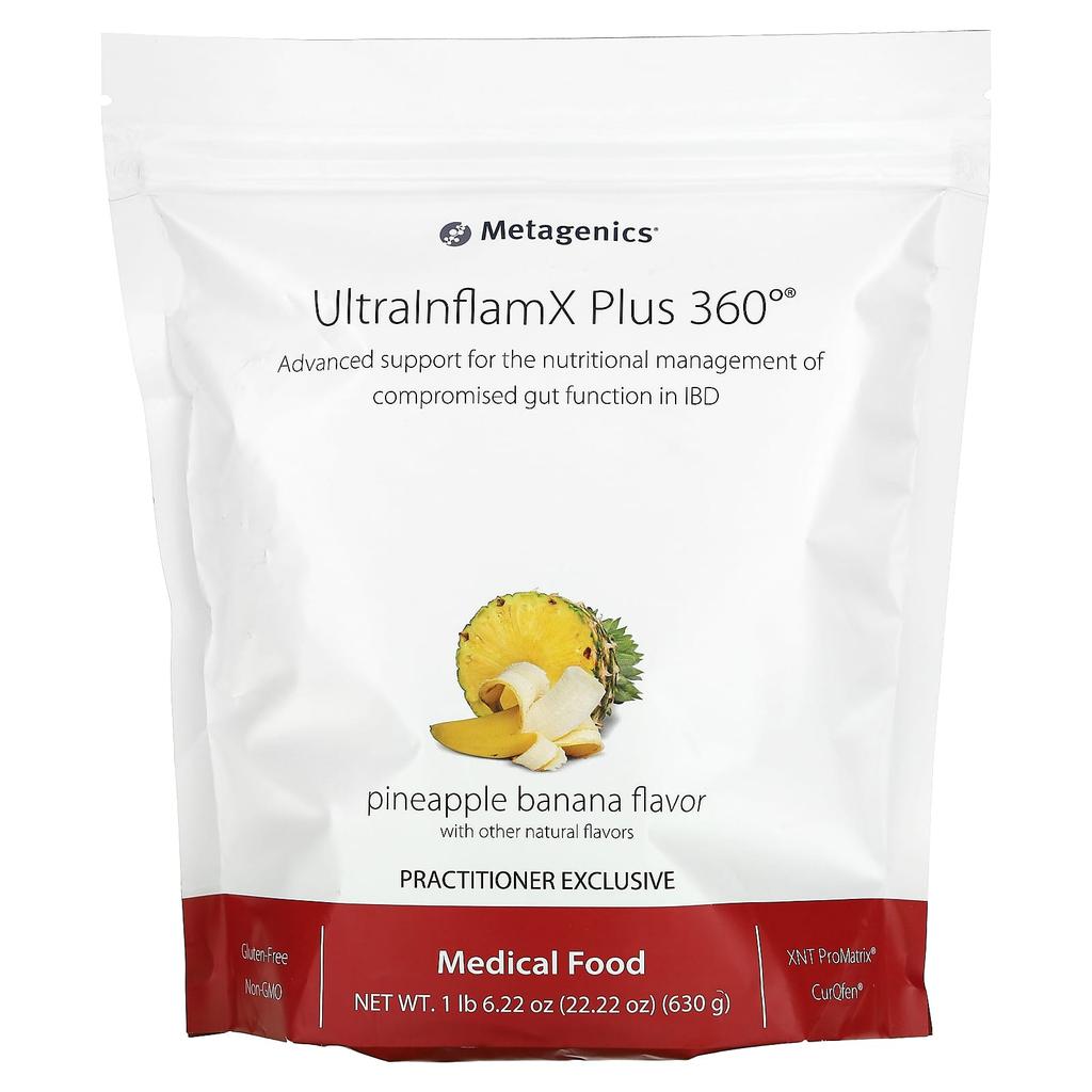 Ultrainflamx Plus 360°, Medical Food, Pineapple Banana Flavor, 630G(22.22Oz)