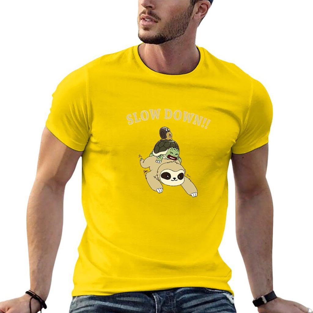 Slow Down TShirt tshirts man heavyweight t shirts oversized t shirts designer t shirt men