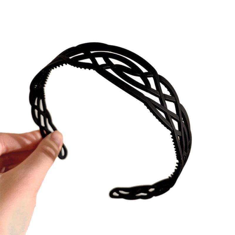 Stilvolles breites Netz-Stirnband für Damen zum Gesichtwaschen und Haaremanagement