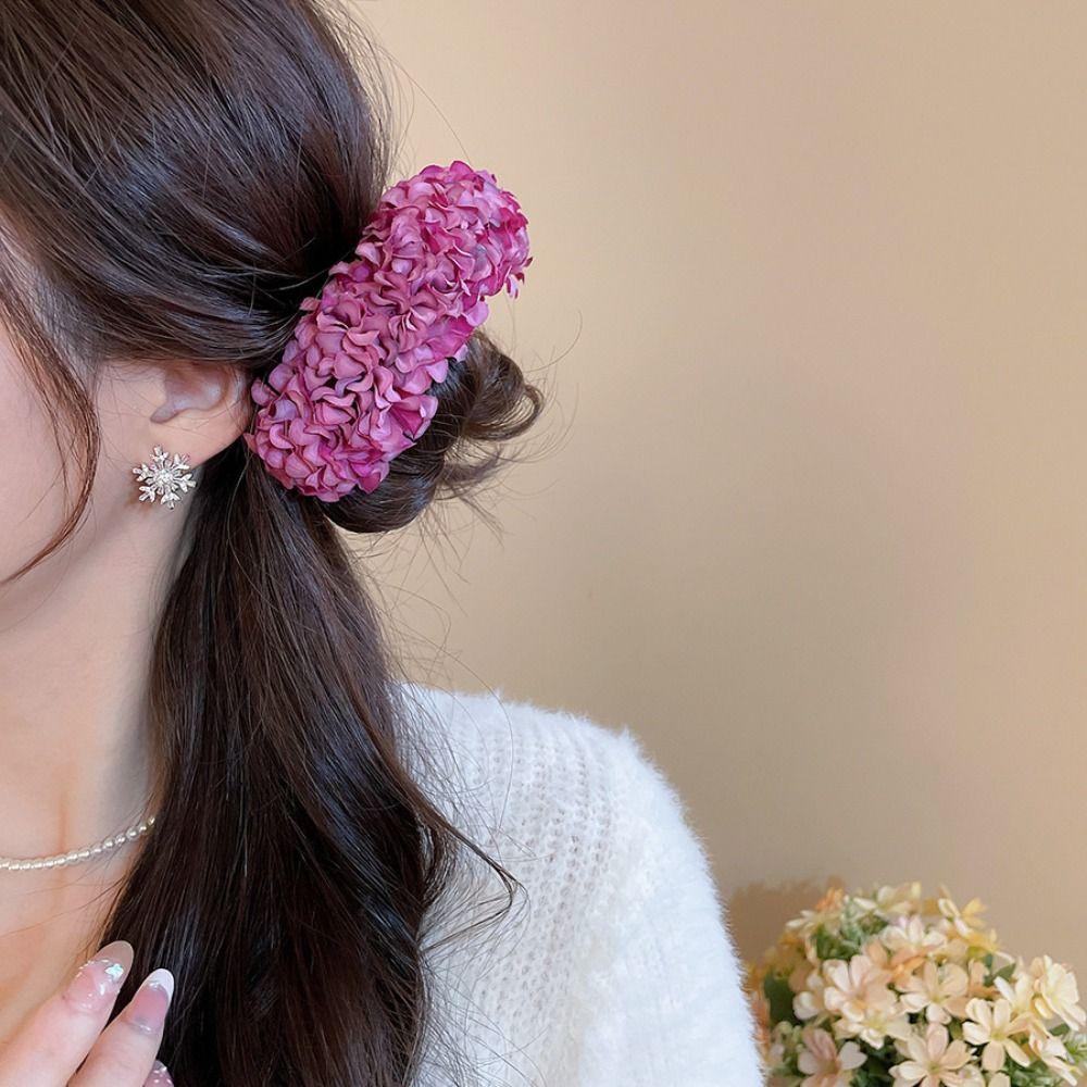 Bohemian Flower Hair Stick Sweet Thai Hairpin Headwear Chinese Style Side Clip Bridesmaid