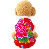Cat Winter Clothes Pet Tang Clothes Autumn and Winter Teddy Chinese New Year and Winter Thickened Warm Cotton-padded Clothing