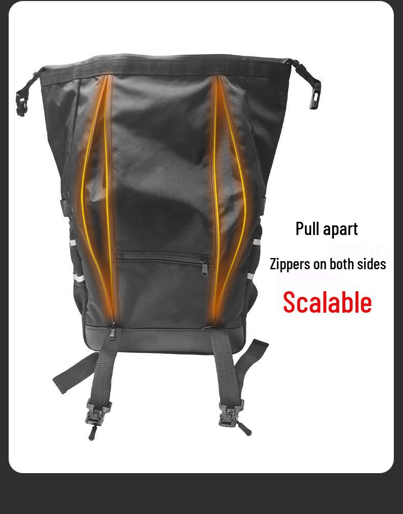 Universal Waterproof Canvas Side Bags for Wuji CU530 & CFMOTO CLC250 Motorcycles