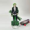 One Piece Acrylic stand plaques  elegant and sophisticated creative cartoon gifts for office desk decoration Rock style attire