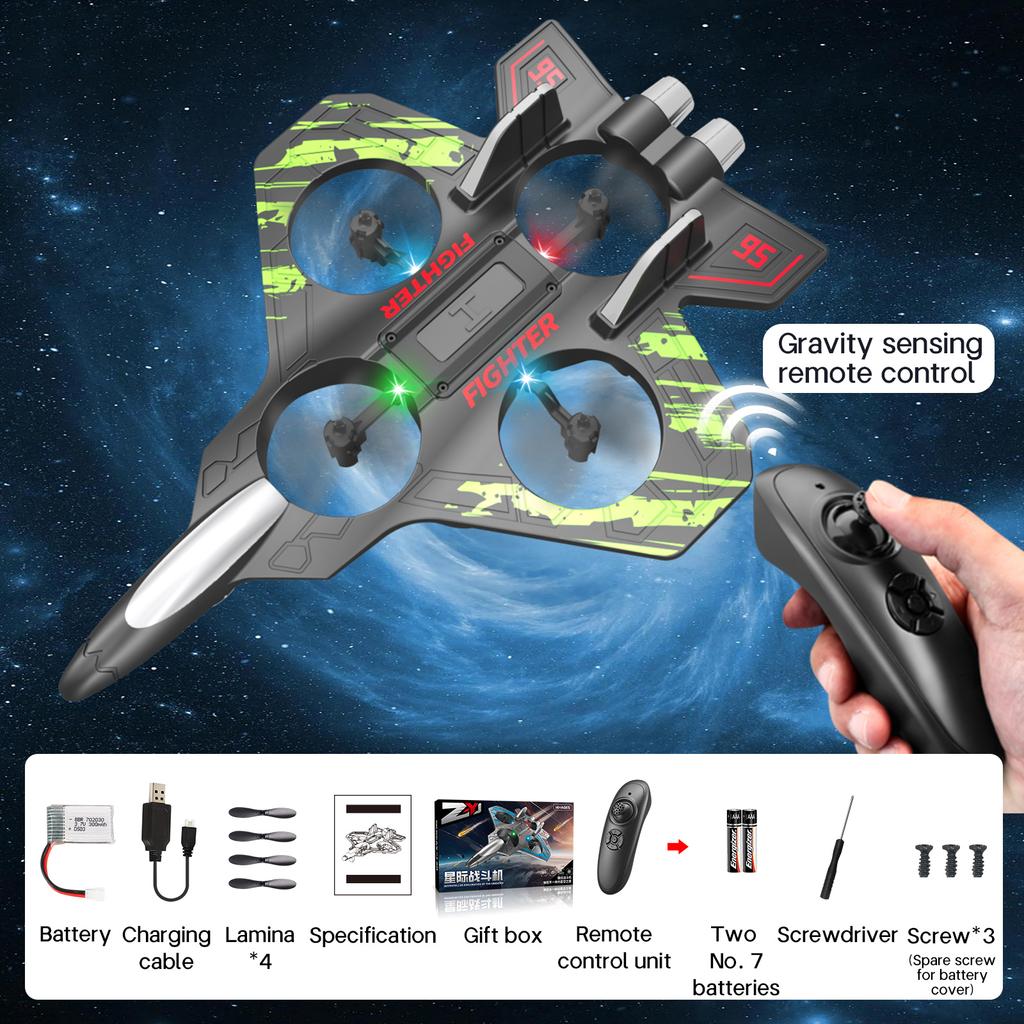 Durable and Crash-Resistant Fixed Wing Remote Control Toy for Children