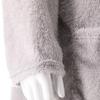 Warm Winter Hoodie Jacket Stylish Women Mid-length Fleece Shearling Thickened Solid Color Pocket Outwear