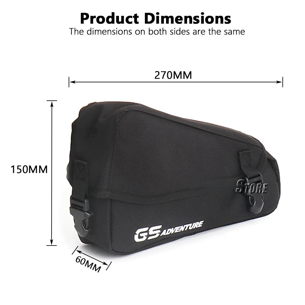Motorcycle Side Frame Crash Bag Storage Package Bags Waterproof For BMW F750GS F850GS Adventure R1200GS LC ADV R1250GS R1250 GS