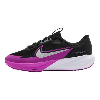 Sonic Fly GS Black Vivid Purple Kids Sneakers Light-Carbon Metallic-Silver FZ0017-004