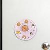 Fun Rotating Cartoon Creature Magnetic Decoration Acrylic For Refrigerator Memo Board Display