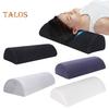 Almohada de media luna para piernas, espalda y rodillas, almohada de espuma viscoelástica debajo de las rodillas con funda lavable a máquina para mayor comodidad en los tobillos y los pies.