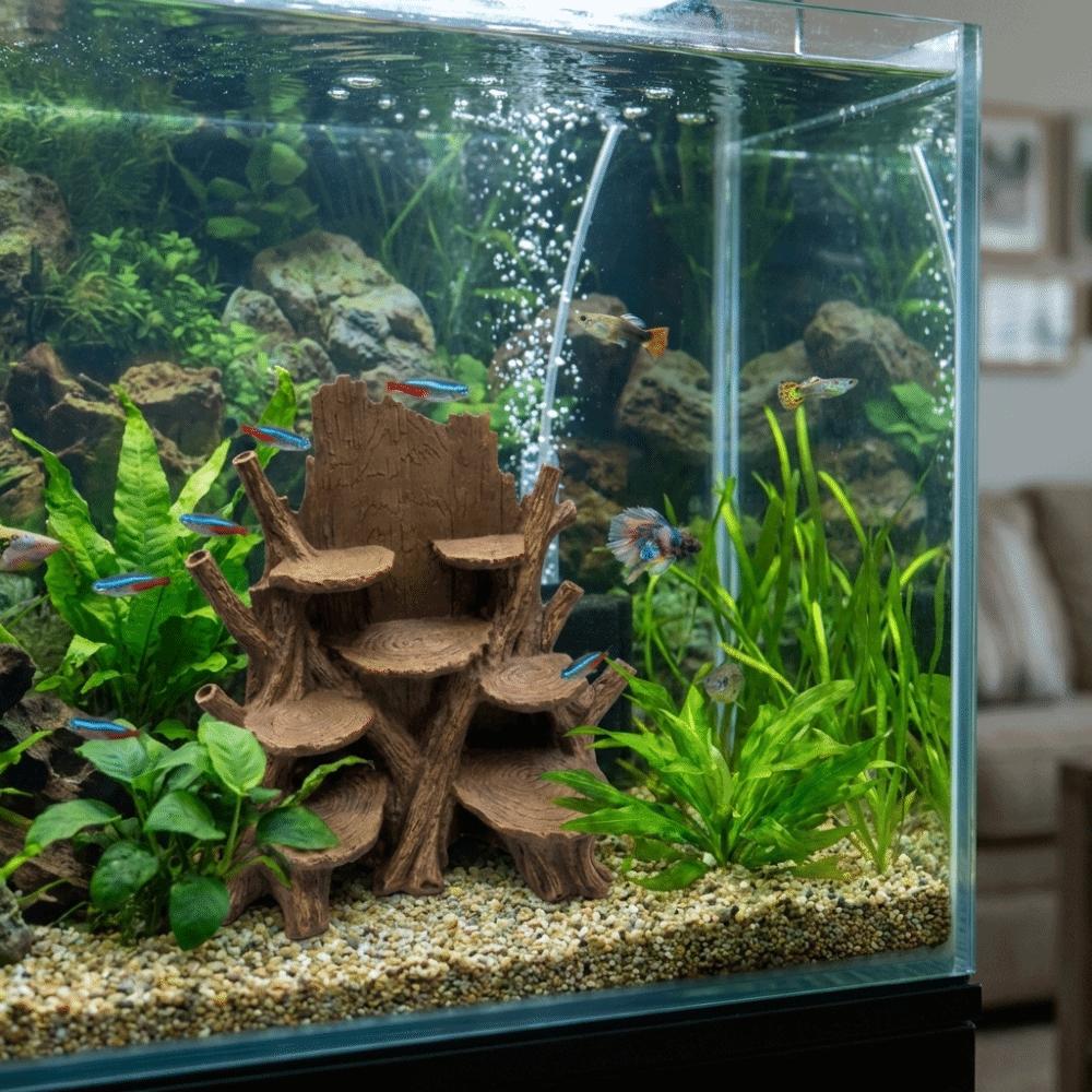 Irregular Fish Shrimp Shelter 3D Printed Shrimp Breeding Cave Aquarium Landscape Decoration