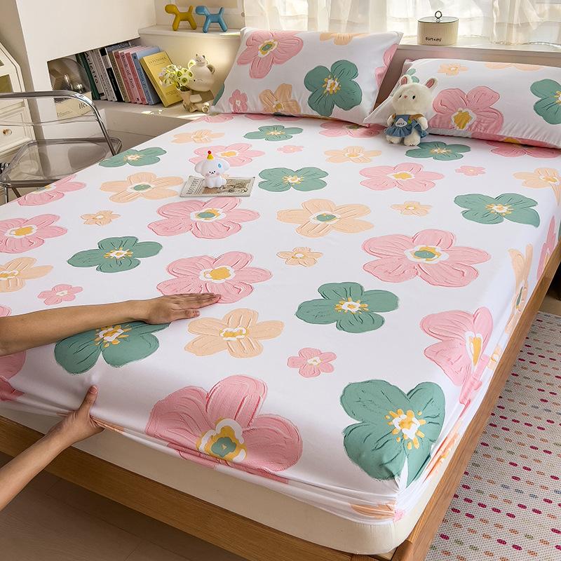 Superweich, Hautfreundliches Spannbettlaken, Einteiliger Matratzenschoner für Studentenwohnheim, Bettbezug, Waschbares Spannbettlaken für zu Hause