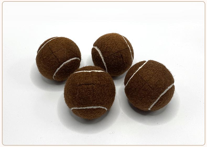 4 Pcs Precut Walker Tennis Balls For Furniture Legs And Floor Protection Heavy Long Lasting Felt Pad Glide Coverings