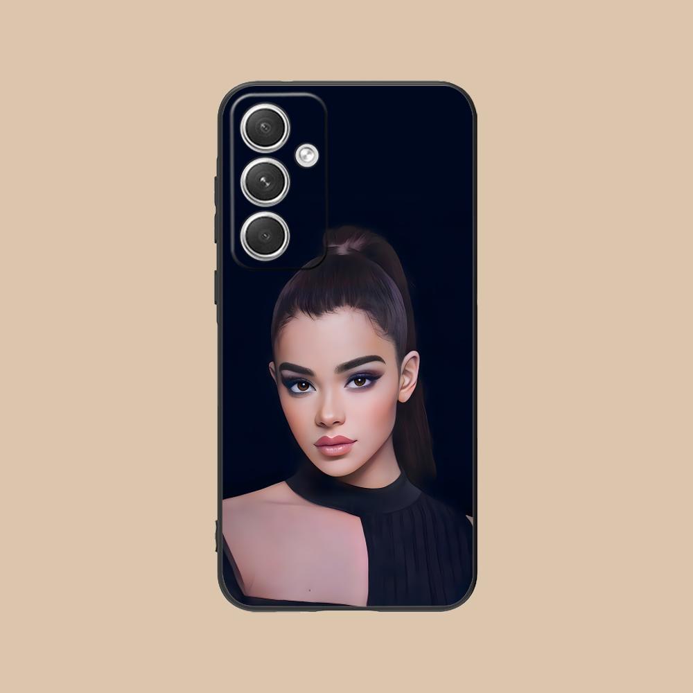 

Hailee Steinfeld Matte TPU Mobile Phone Case for Samsung Galaxy S26 S25 S24 S23 S22 S21 S20 Note20 Plus FE Ultra Colorful Cover Galaxy Note20