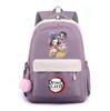 Anime Demon Slayer Printed Backpack for Teenger Student Large Capacity Waterproof Schoolbag Bookbag Women Travel Bag Gift