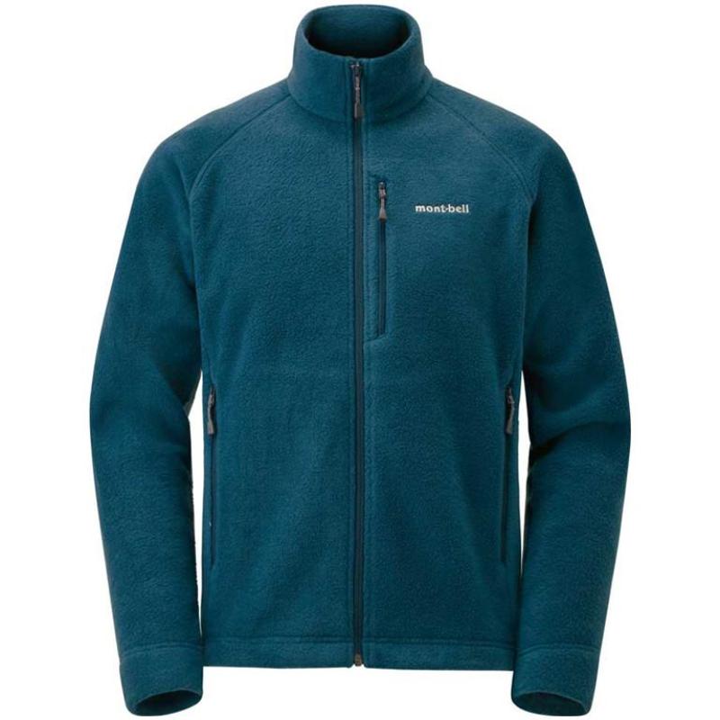 MONTBELL Solid Color Warm Breathable Stand Collar Multi-Pocket Jacket Men's