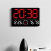 LED Digital Clock Auto Time Sync Large Display with 2 Alarm and Countdown Functions Temperature Display for Home Office
