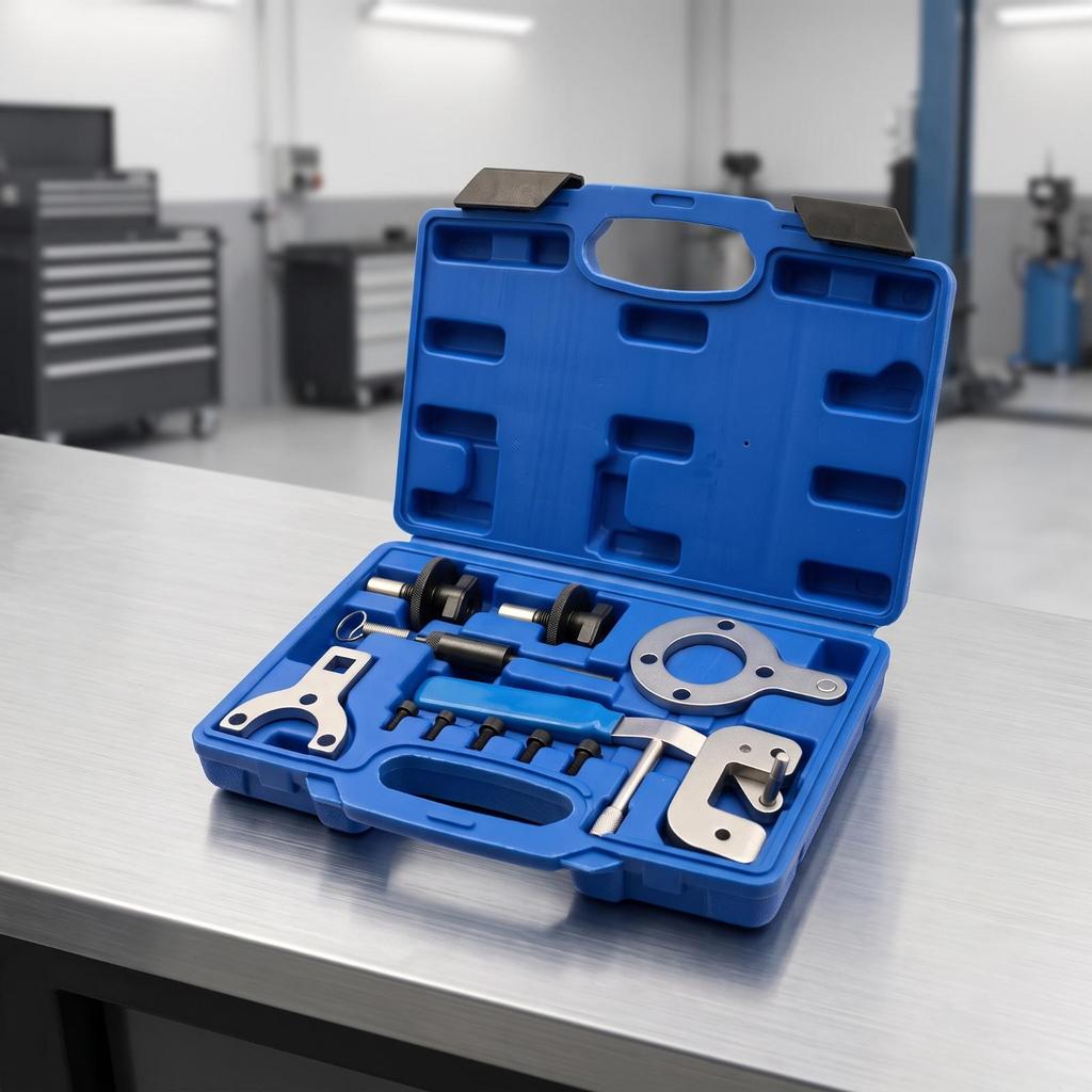 Camshaft Locking Alignment Tool Kit Heavy-Duty Engine Timing Set Organized