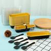 50Pcs Mini Loaf Pans Aluminum Foil Mini Cake Pans w/ Lids Spoons Sealing Stickers Nonstick Mini Loaf Baking Pans Cake Containers