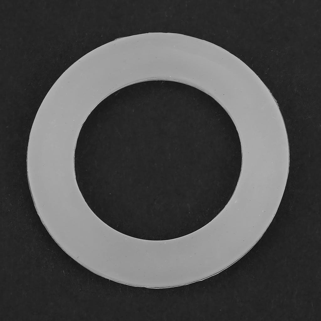 12pcs Flat Gasket White Silicone O Ring Sealing Washers for Bellows Hoses (1.2")