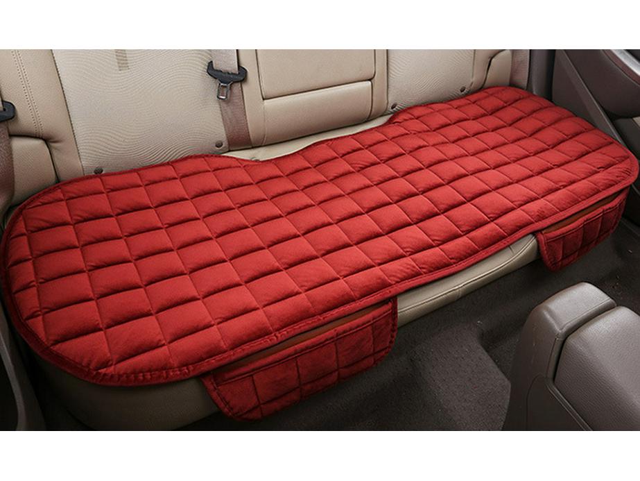 Plush Winter Car Seat Cushion Set: Thickened Wool for Warmth