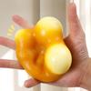 Squeeze Toy Simulated Mango Shape Slow Rebound Decompression Toy Soft Color Changing Green To Orange Safe Stress Relief Toys