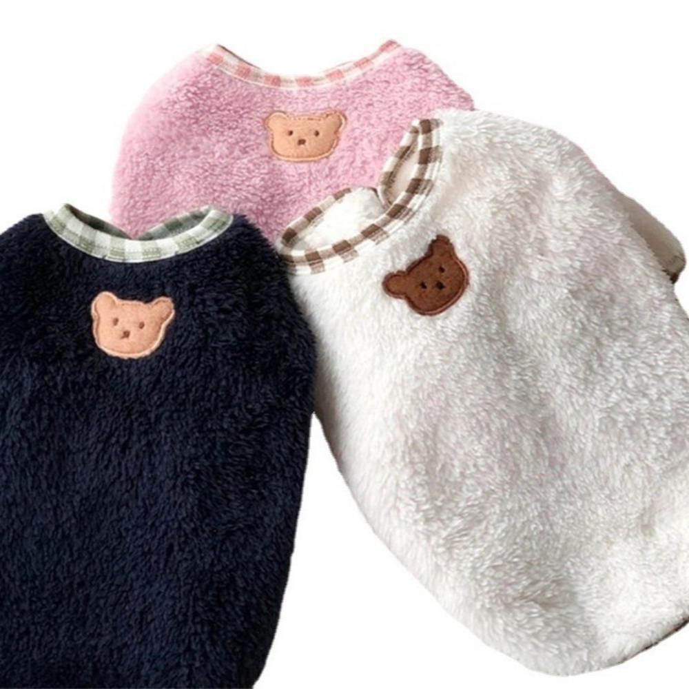 Autumn and Winter New Dog Warm Pet Dog Dog Cat Clothes Pomeranian Teddy Bear Supplies
