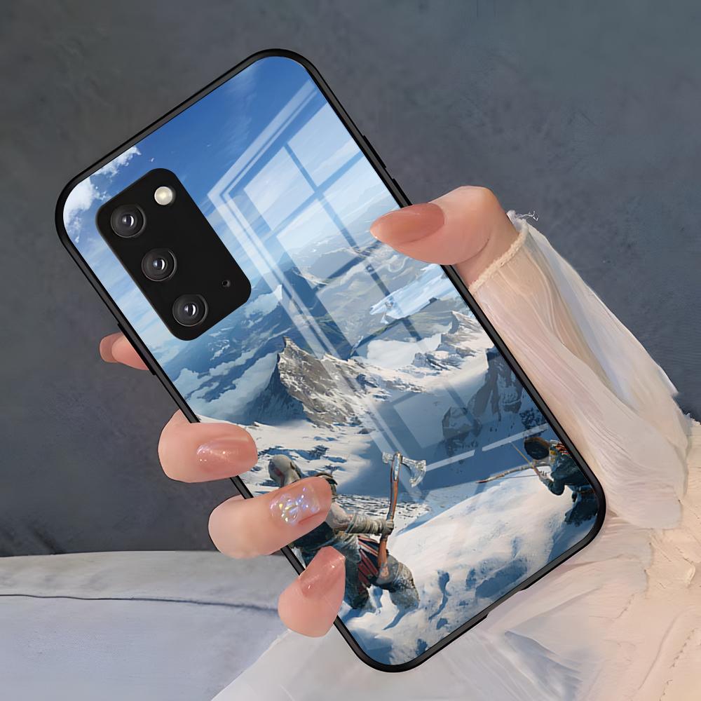 

God Of Wars Phone Case For Samsung A25 A13 A33 5G A54 A36 A35 A56 A52 A14 Shockproof Glass Cover Samsung A53