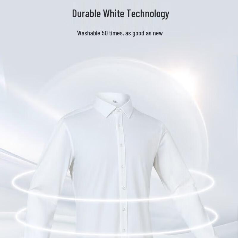 ROMON Men's Long Sleeve Business Shirt