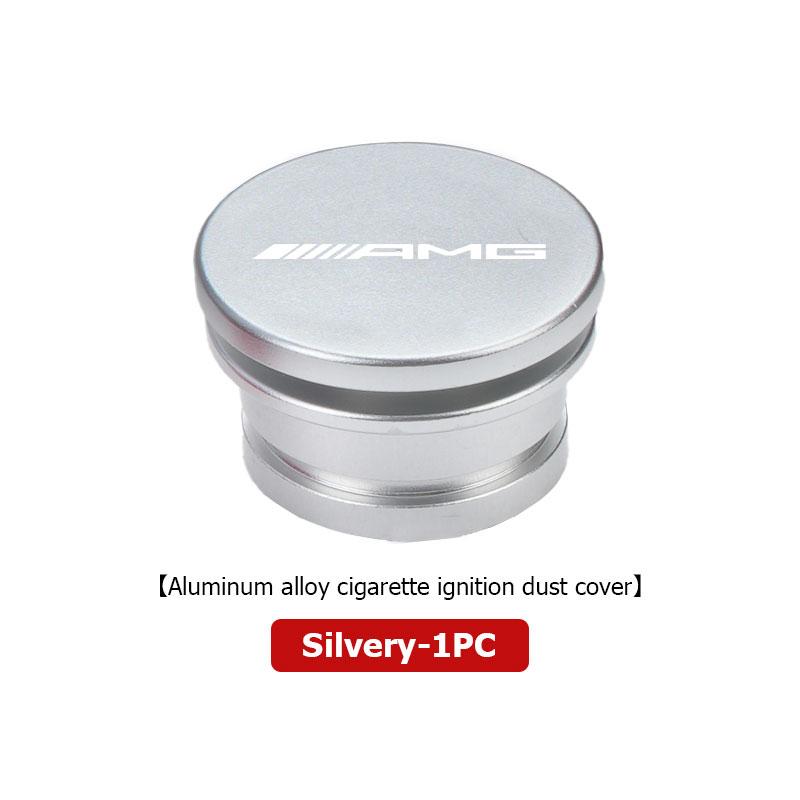 Car Sticker Car Aluminum Alloy Cigarette Lighter Cover Cap Plug Accessories For Mercedes Benz AMG A B C E G Class A180 CLK CLA G