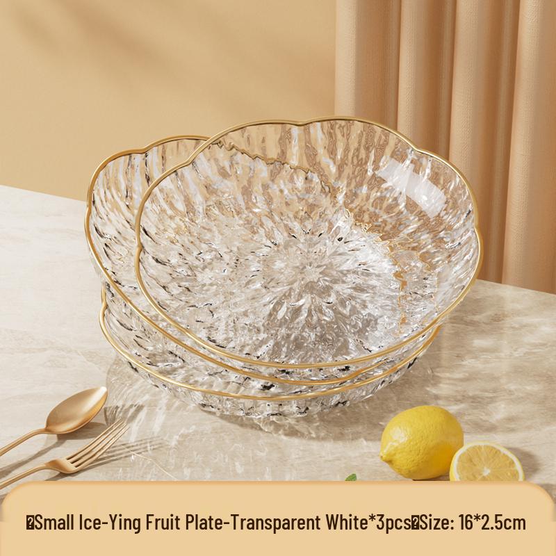 Modern Luxury Fruit and Snack Display Plate for Living Room