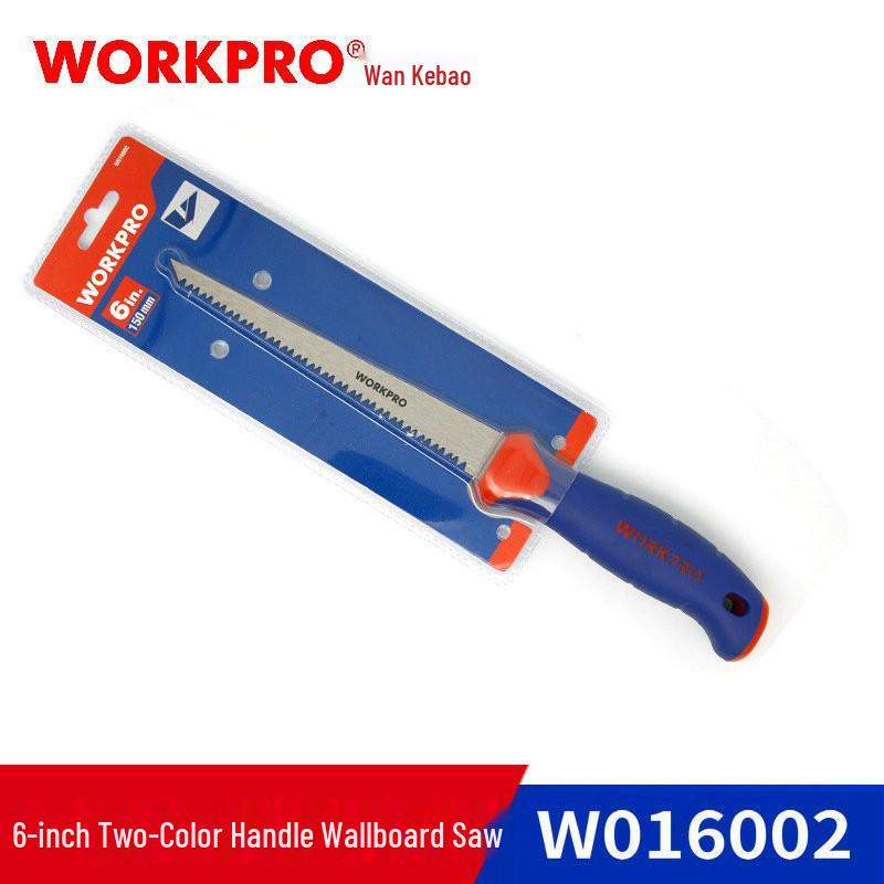 WankeBao 6-inch Two-Tone Handle Wall Panel Hand Saw - W016002. W016002