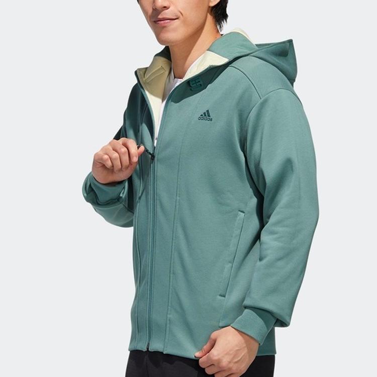 Adidas Outdoor Sports Jacket Men Jackets Emerald GM4460