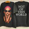 2 Sided Dennis Rodman Not Of This World Reprint T-Shirt Unisex T-Shirt