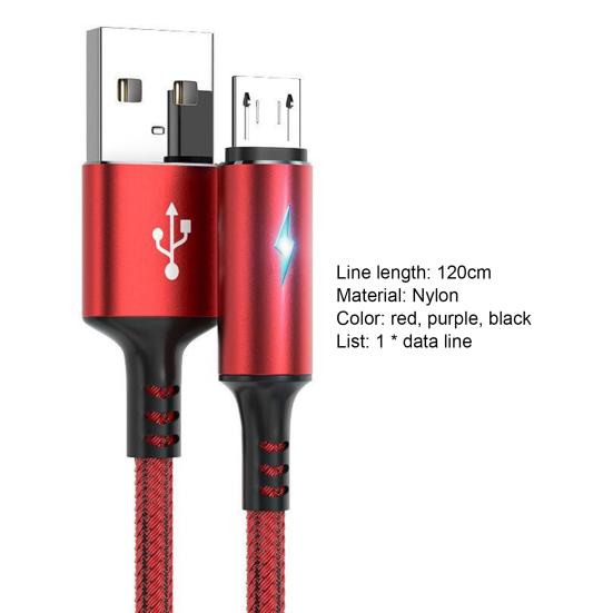 Data Cable Braided Super Compatibility Flexible Type-C Fast Speed Charger Cord for Type-C/for Android Phone